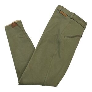 Harry Hall Breeches  Womens 26R Horse‎ Riding Pants Green England Equestrian